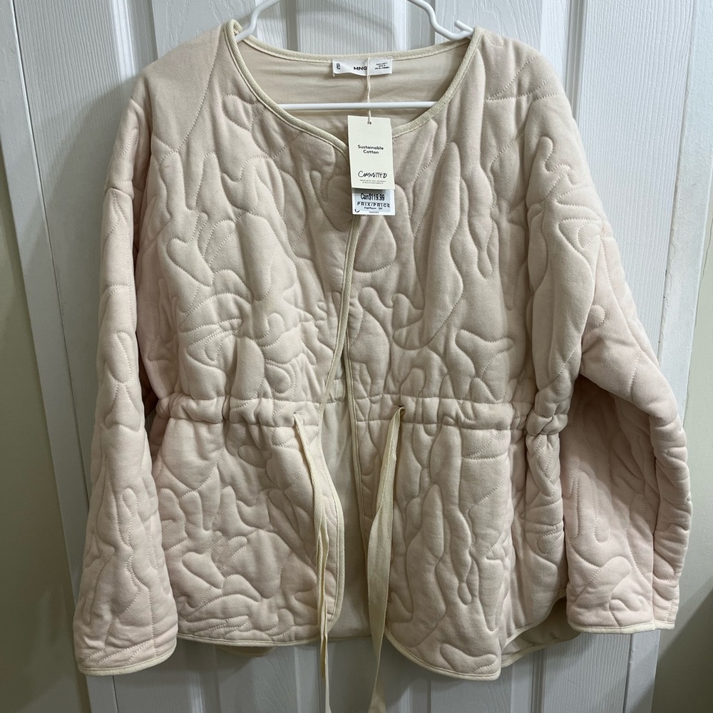 NWT Mango Oversized Quilted Jacket / Shacket